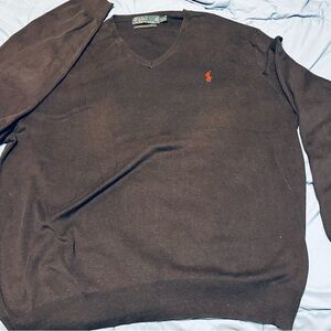 Polo by Ralph Lauren Men's Navy Blue Sweater